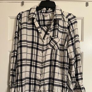 Plaid Maternity Shirt